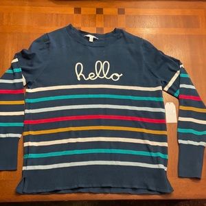 NEW Girls’ XL Lightweight Sweater w Stripes